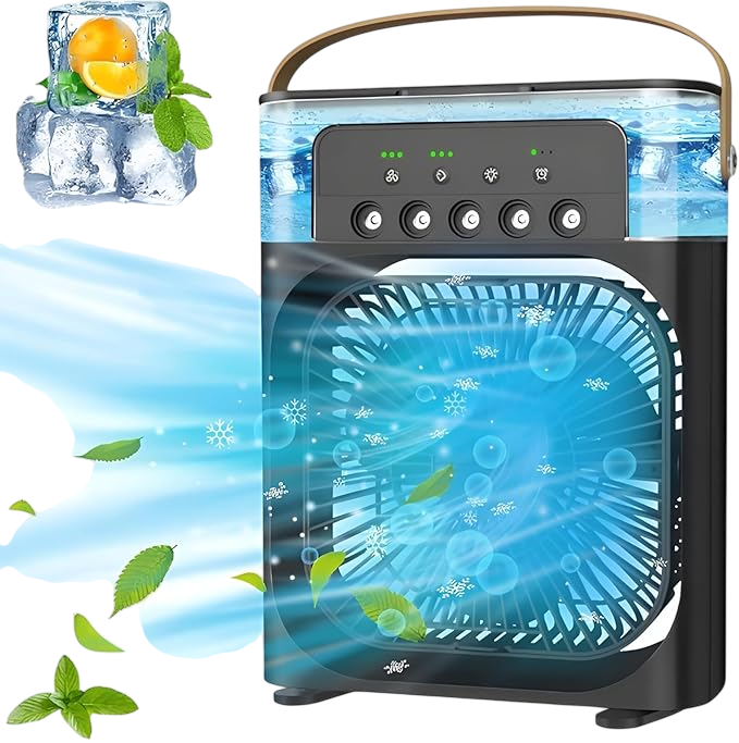 Portable Air USB Powered Mini Desktop Cooling Misting Fan